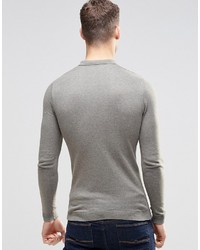 Asos Brand Fitted Fit Knitted Polo In Cotton