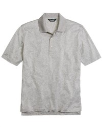 Brooks Brothers Country Club Solid Lisle Textured Polo