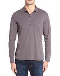 Robert Barakett Calgary Long Sleeve Polo