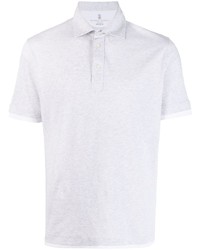 Brunello Cucinelli Contrasting Trim Cotton Polo Shirt