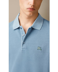 Burberry Cotton Piqu Double Dyed Polo Shirt