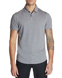 CUTS CLOTHING Cuts Coz Curve Hem Polo In Cast Iron At Nordstrom