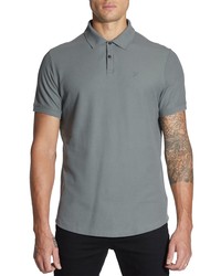 CUTS CLOTHING Cuts Prestige Curve Hem Polo In Sage At Nordstrom