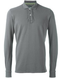 Eleventy Long Sleeve Polo Shirt