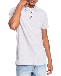 Quiksilver Everyday Sun Cruise Cotton Polo In Light Grey Heather At Nordstrom