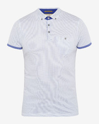 Ted Baker Geo Print Cotton Polo Shirt