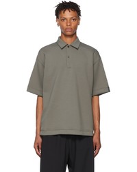 N. Hoolywood Gray Polyester Polo