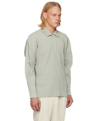 Homme Plissé Issey Miyake Green Monthly Color November Polo