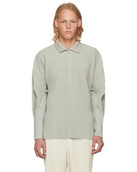 Homme Plissé Issey Miyake Green Monthly Color November Polo
