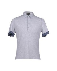 GREY DANIELE ALESSANDRINI Polo Shirts Item 37511102