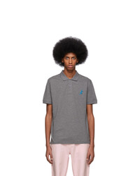 Ps By Paul Smith Grey Dino Regular Fit Polo