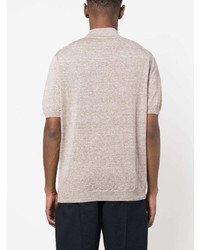 Fay Knitted Short Sleeve Polo Shirt