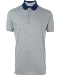 Lanvin Contrasted Collar Polo Shirt