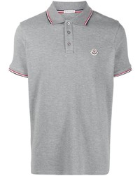 Moncler Logo Collar Polo Shirt