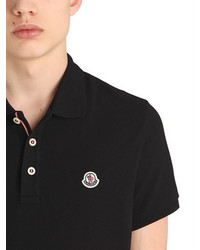 Moncler Logo Detail Cotton Piqu Polo Shirt