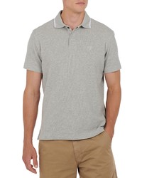 Barbour Malin Classic Fit Textured Knit Short Sleeve Polo
