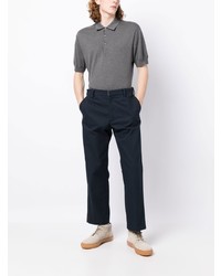 N.Peal Melange Short Sleeved Polo Shirt