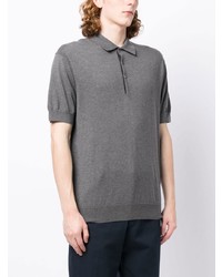 N.Peal Melange Short Sleeved Polo Shirt