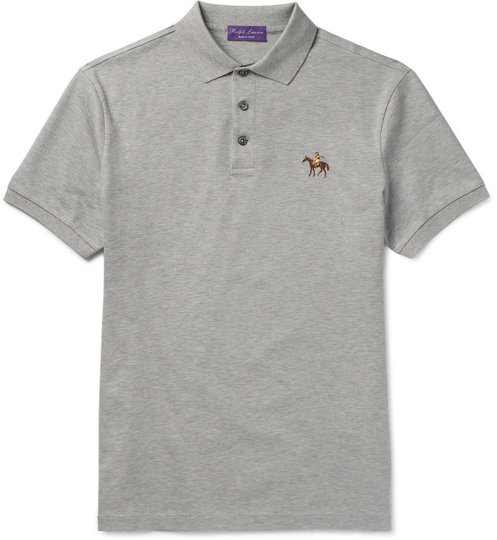 Ralph Lauren Purple Label Mercerised Cotton Piqu Polo Shirt, $350 | MR  PORTER | Lookastic