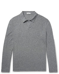 James Perse Mlange Cotton Blend Polo Shirt