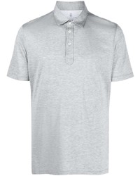Brunello Cucinelli Mlange Short Sleeve Polo Shirt