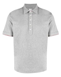 Eleventy Piped Detail Polo Shirt