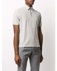 Zanone Plain Short Sleeved Polo Shirt