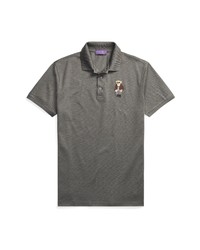Ralph Lauren Purple Label Polo Bear Applique Pique Polo