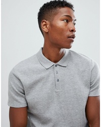 Selected Homme Polo Shirt In Structured Waffle