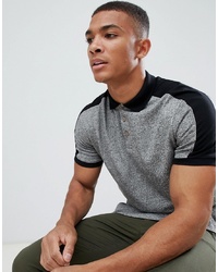 ASOS DESIGN Polo Shirt In Twisted Jersey With Contrast S