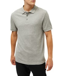 French Connection Popcorn Jersey Cotton Polo