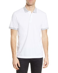 French Connection Regular Fit Melange Cotton Pique Polo