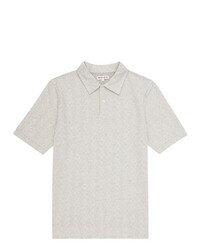 Reiss Kinlock Grey Patterned Polo Shirt