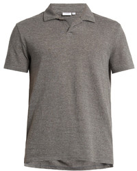Onia Shaun Linen Blend Polo Shirt