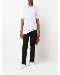 Kiton Short Sleeve Knit Polo Shirt