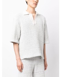 Sunnei Short Sleeve Knitted Polo Shirt