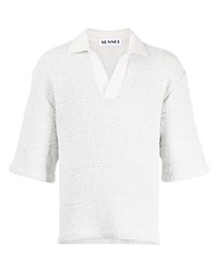Sunnei Short Sleeve Knitted Polo Shirt