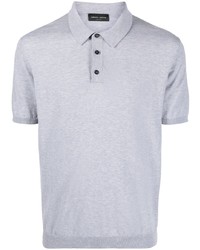 Roberto Collina Short Sleeved Cotton Polo Shirt