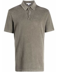 James Perse Short Sleeved Supima Cotton Polo Shirt