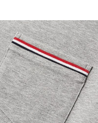 Thom Browne Slim Fit Cotton Piqu Polo Shirt