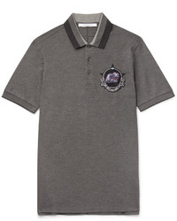 Givenchy Slim Fit Embroidered Cotton Piqu Polo Shirt