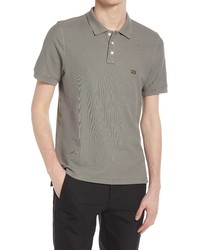 Billy Reid Slim Fit Pima Cotton Pique Polo Shirt In Green At Nordstrom