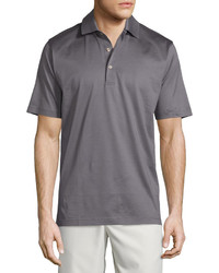 Peter Millar Solid Lisle Knit Cotton Polo Shirt