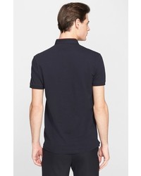 The Kooples Sport Pipe Trimmed Band Collar Pique Polo