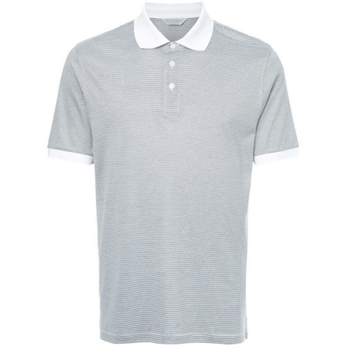 Gieves & Hawkes Striped Polo Shirt, $162 | farfetch.com | Lookastic