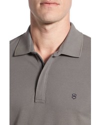 Victorinox Swiss Army Tailored Fit Long Sleeve Zip Polo