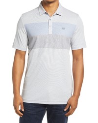 TravisMathew Take Comfort Colorblock Stripe Pique Polo