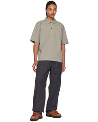 Mhl By Margaret Howell Taupe Organic Cotton Polo