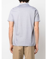Canali Textured Cotton Polo Shirt