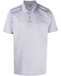 Canali Textured Cotton Polo Shirt